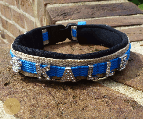 5 cm breit - Classic Halsband mit Strass