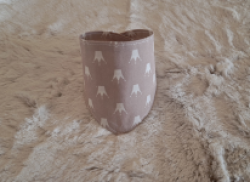 Hundehalstuch Krone Taupe