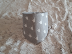 Hundehalstuch Krone Grau