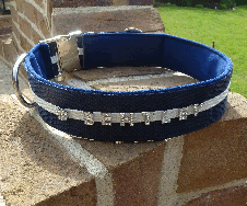 3 cm breit - Classic Halsband mit Strass